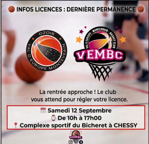 Dernière permanence du VEMBC